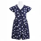 Koszula ciążowa krótki rękaw Eevi Linda M stokrotki granat