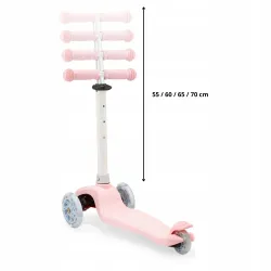 Hulajnoga Trójkołowa Balansowa Świecące Koła 50kgTringo Pink Hulajnoga Trójkołowa Balansowa Świecące Koła 50kgTringo Pink