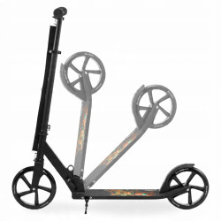 Hulajnoga Miejska HyperMotion Vibe Black - Bezpieczna i Stylowa