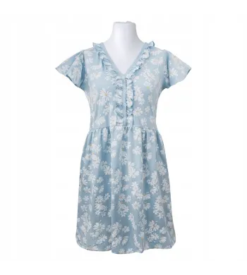Koszula ciążowa krótki rękaw Eevi Linda XL  margaretki