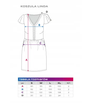 Koszula ciążowa krótki rękaw Eevi Linda XL Bordo