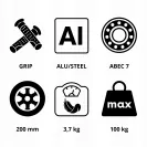 Hulajnoga Miejska HyperMotion Vibe Black - Bezpieczna i Stylowa