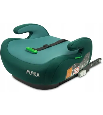 Caretero Puma i-Size PODSTAWKA Fotelik do Samochodu Auta Booster Isofix emerald