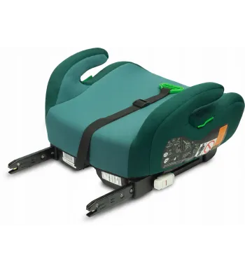 Caretero Puma i-Size PODSTAWKA Fotelik do Samochodu Auta Booster Isofix emerald