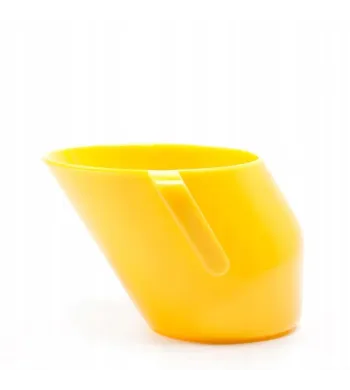 DOIDY CUP KUBEK KRZYWY POCHYŁY KUBECZEK DO NAUKI PICIA  200ml  słoneczny
