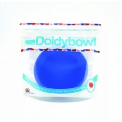 DOIDY BOWL talerzyk miseczka z przyssawką do nauki jedzenia niebieska