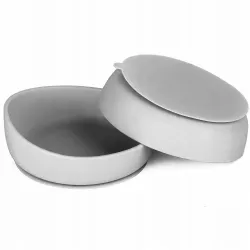 DOIDY BOWL talerzyk miseczka z przyssawką do nauki jedzenia szara