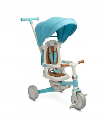 Toyz by Caretero Faro 3w1 rowerek trójkołowy spacerowy biegowy BLUE