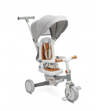 Toyz by Caretero Faro 3w1 rowerek trójkołowy spacerowy biegowy Grey
