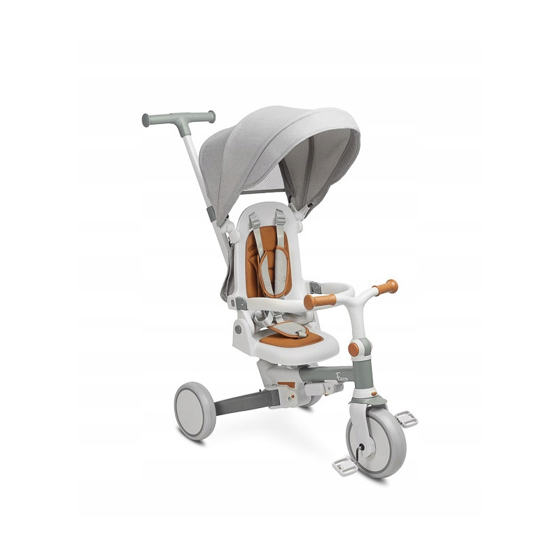 Toyz by Caretero Faro 3w1 rowerek trójkołowy spacerowy biegowy Grey