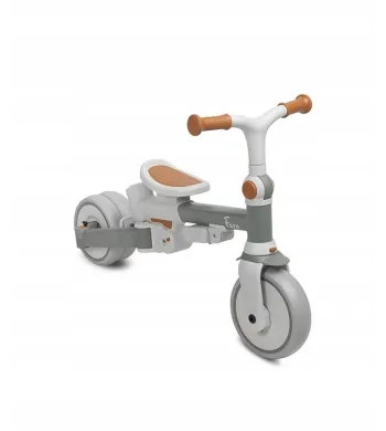 Toyz by Caretero Faro 3w1 rowerek trójkołowy spacerowy biegowy Grey