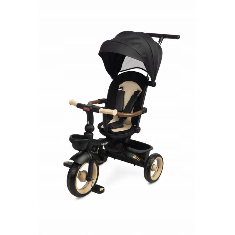 Toyz by Caretero SABER rowerek obrotowy trójkołowy spacerowy BEIGE