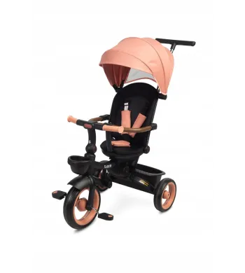 Toyz by Caretero SABER rowerek obrotowy trójkołowy spacerowy Light pink