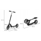 Lionelo hulajnoga z amortyzatorem 100kg Luca Pink