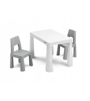 Toyz zestaw STOLIK DZIECIĘCY +2 KRZESŁA MONTI GREYGREY