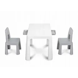 Toyz zestaw STOLIK DZIECIĘCY +2 KRZESŁA MONTI GREYGREY