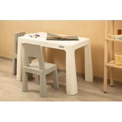 Toyz zestaw STOLIK DZIECIĘCY +2 KRZESŁA MONTI GREYGREY