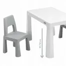 Toyz zestaw STOLIK DZIECIĘCY +2 KRZESŁA MONTI GREYGREY
