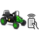 Toyz Traktor na akumulator z przyczepką Caretero Hector green