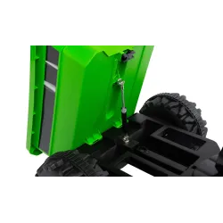Toyz Traktor na akumulator z przyczepką Caretero Hector green