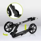 Lionelo hulajnoga z amortyzatorem 100kg Luca Black Graphite