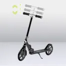 Lionelo hulajnoga z amortyzatorem 100kg Luca Black Graphite