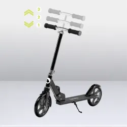 Lionelo hulajnoga z amortyzatorem 100kg Luca Black Graphite