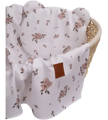 Infantilo KOMPLET KOCYK+PODUSZKA BAMBUSOWY Little Flower