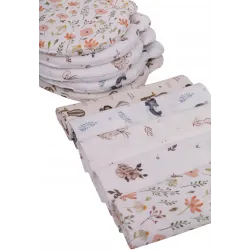 Infantilo KOMPLET KOCYK+PODUSZKA BAMBUSOWY Little Flower Infantilo KOMPLET KOCYK+PODUSZKA BAMBUSOWY Little Flower