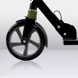 Lionelo hulajnoga z amortyzatorem 100kg Luca Black Graphite