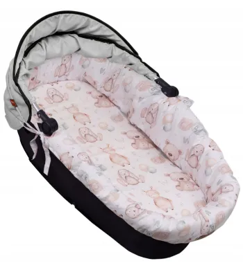 Infantilo wkład do wózka gondoli z materacykiem wyściółka funny toys