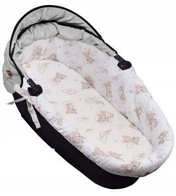 Infantilo wkład do wózka gondoli z materacykiem wyściółka sleepy bear