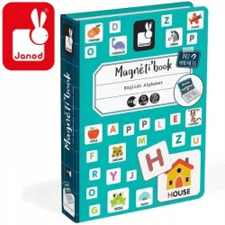 Magnetibook Janod Magnetyczna Układanka Alfabet dla Dzieci