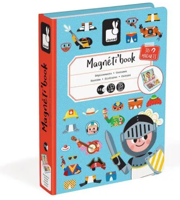 Magnetibook Janod Magnetyczna Układanka Kostiumy chłopiec