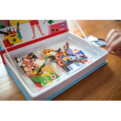 Magnetibook Janod Magnetyczna Układanka Kostiumy chłopiec