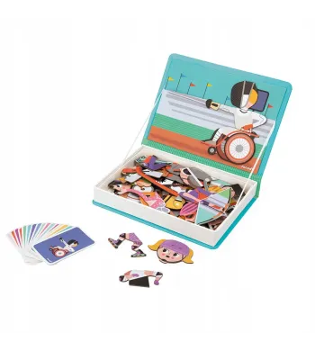 Magnetibook Janod Magnetyczna Układanka Sport