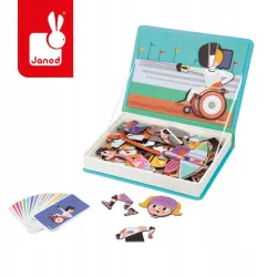 Magnetibook Janod Magnetyczna Układanka Sport