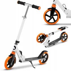 Lionelo hulajnoga z amortyzatorem 100kg Luca White orange