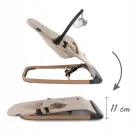 KIDWELL LEŻACZEK BUJACZEK LARO SKŁADANY Beige/Wooden