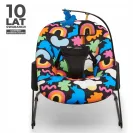 Kinderkraft Leżaczek bujaczek dla niemowląt CALMEE Happy Shapes