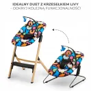 Kinderkraft Leżaczek bujaczek dla niemowląt CALMEE Happy Shapes