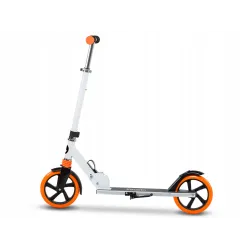 Lionelo hulajnoga z amortyzatorem 100kg Luca White orange