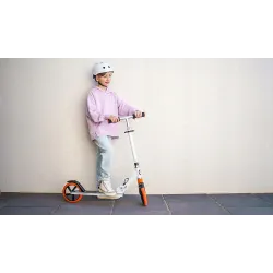 Lionelo hulajnoga z amortyzatorem 100kg Luca White orange