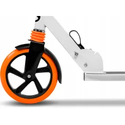 Lionelo hulajnoga z amortyzatorem 100kg Luca White orange