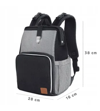 Pojemna Torba do Wózka PLECAK Organizer 3w1 MOLLY Kinderkraft Moonpack