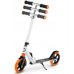 Lionelo hulajnoga z amortyzatorem 100kg Luca White orange
