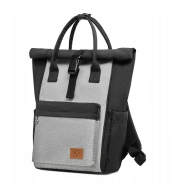 Pojemna Torba do Wózka PLECAK Organizer 3w1 MOLLY Kinderkraft Moonpack  grey