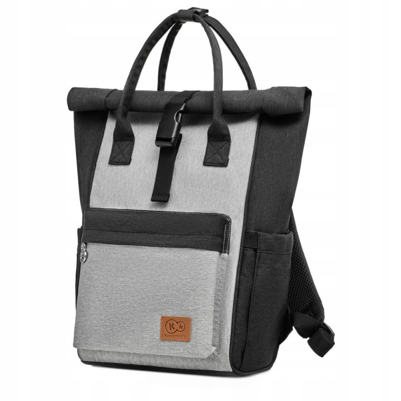 Pojemna Torba do Wózka PLECAK Organizer 3w1 MOLLY Kinderkraft Moonpack  grey