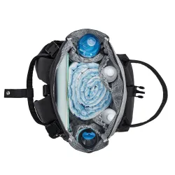 Pojemna Torba do Wózka PLECAK Organizer 3w1 MOLLY Kinderkraft Moonpack  grey