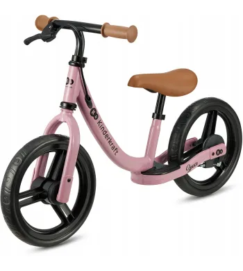 Kinderkraft Rowerek biegowy hamulec ręczny regulowany SPACE 12" retro Pink